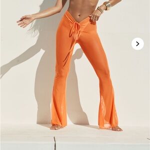 REVOLVE Orange Swim Coverup Pants